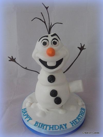 Olaf the Snowman from Frozen - Cake by Creationcakes