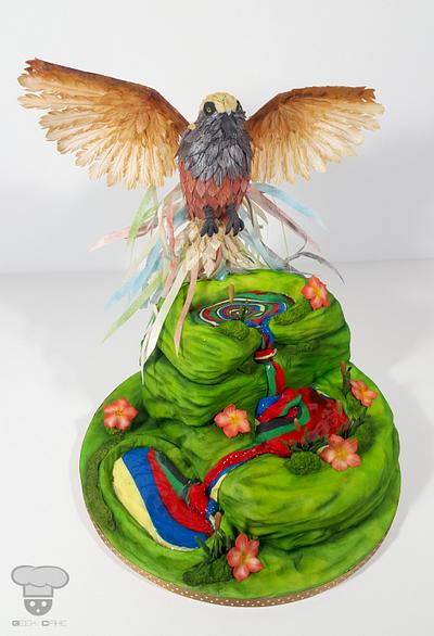Birds of Paradise - Cake by Geek Cake