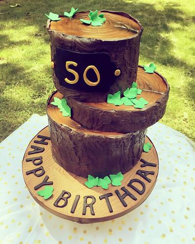 50th birthday for a logger - Cake by Chef Jen