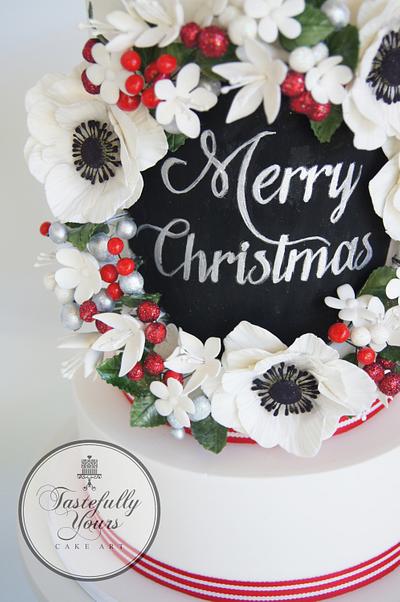 Merry Christmas - Cake by Marianne: Tastefully Yours Cake Art 