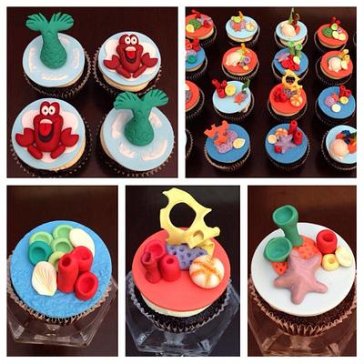 Under the Sea cupcakes! - Cake by Monika Moreno