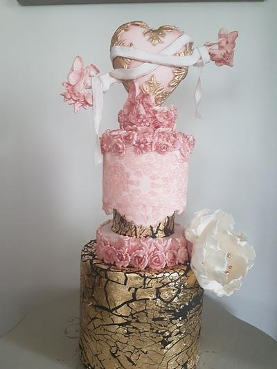 Angel cake  - Cake by Poppy's cake 