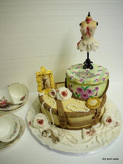 vintage cake - Cake by marja