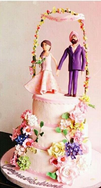 Wedding cake - Cake by Caked India