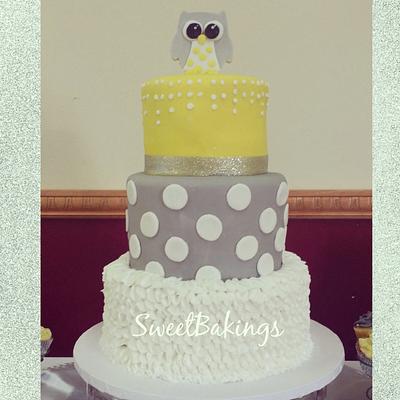 owl cake - Cake by Priscilla 