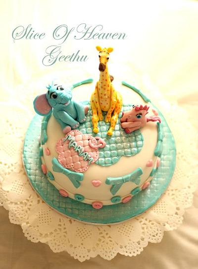 Baby animal toy cake - Cake by Slice of Heaven By Geethu