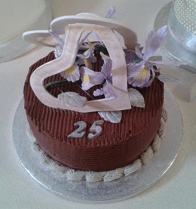 25th Anniversary cake - Cake by David Mason