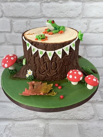 Frog on Log - Cake by Canoodle Cake Company