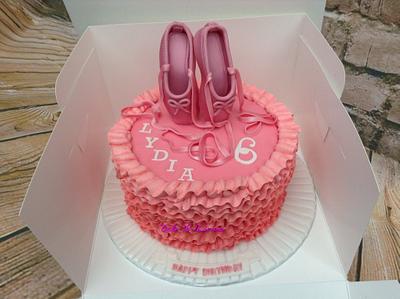 Ballet Dance Shoes - Cake by Sweet Lakes Cakes