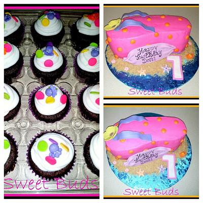 Flip Flop Cake - Cake by Angelica