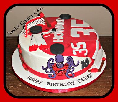 Redwings 16th Birthday - Cake by Pamela Sampson Cakes