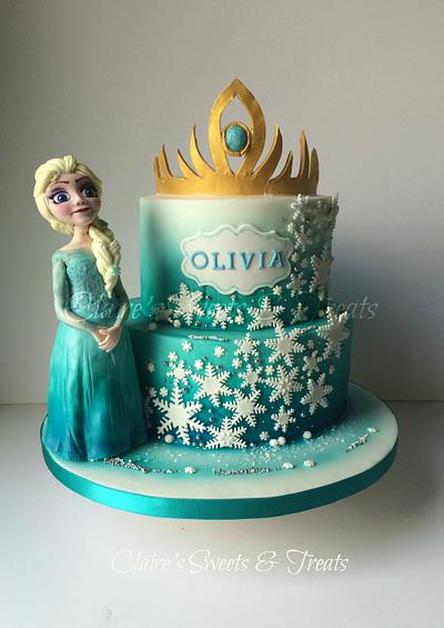 A frozen Birthday - Cake by clairessweets