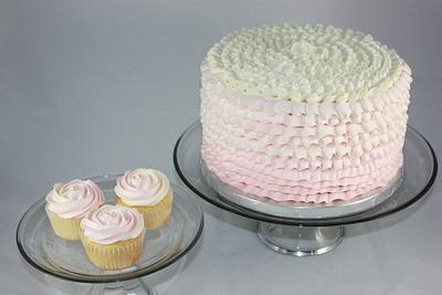Ruffles and Rosettes - Cake by sweetonyou