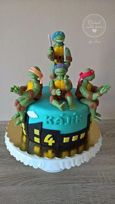 Ninja Turtles Cake - Cake by daphnia