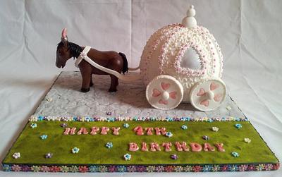 Princess Carraige - Cake by Sarah Poole