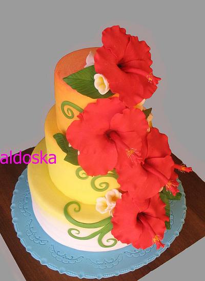 Hibiscus cake - Cake by Alena