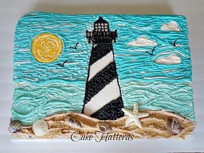 Cape Hatteras Lighthouse - Cake by Donna Tokazowski- Cake Hatteras, Martinsburg WV