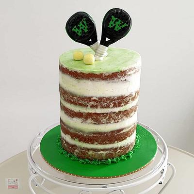 Anniversary Cake - Padel / Sports - Cake by Unique Cake's Boutique