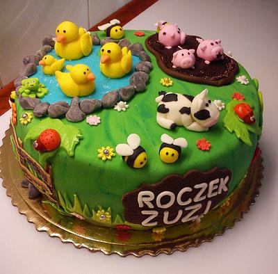 farm - Cake by EvelynsCake