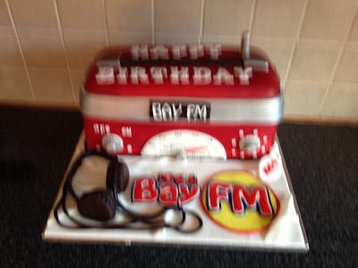 Bay FM birthday cake - Cake by Mandy