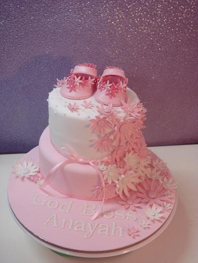 Baby Christening Cake - Cake by D Sugar Artistry - cake art with Shabana