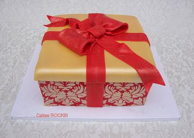 Christmas Gift Cake - Cake by Cakes ROCK!!!  