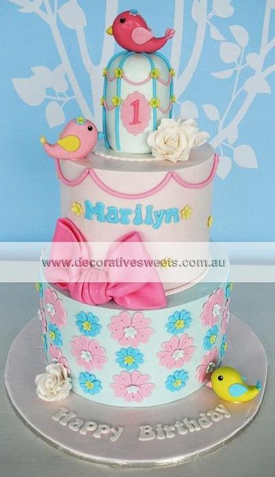 Marilyn's 1st Birthday  - Cake by Decorative Sweets