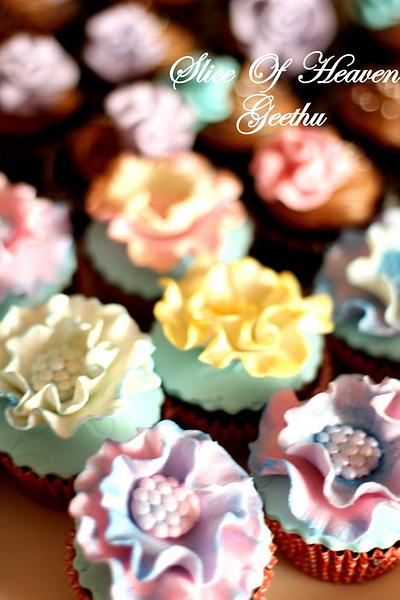 Garden Cupcakes - Cake by Slice of Heaven By Geethu