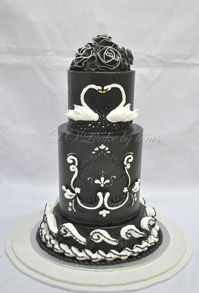 Love of Swan - Cake by Louis Ng