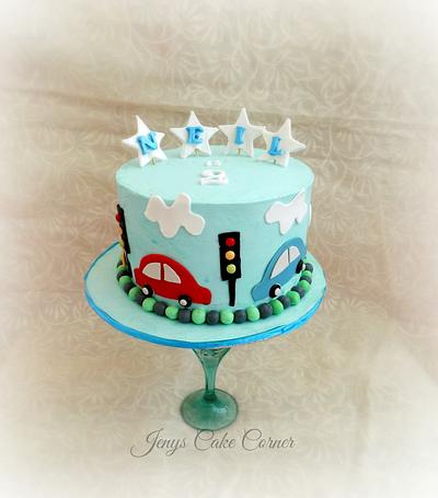Little cars - Cake by Jeny John
