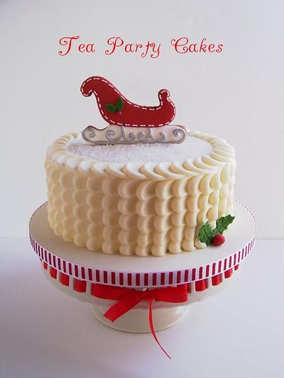 Santa's Sleigh - Cake by Tea Party Cakes