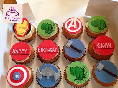 Avengers Cupcakes - Cake by Everything's Cake