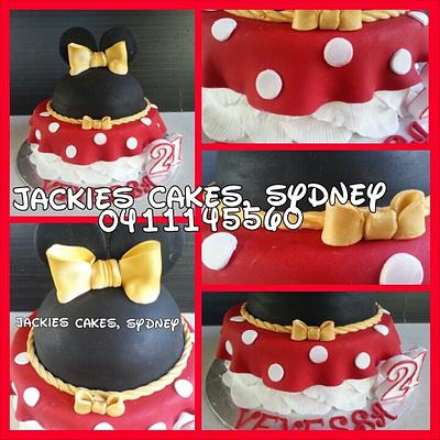 minnie mouse cake - Cake by Jackies cakes