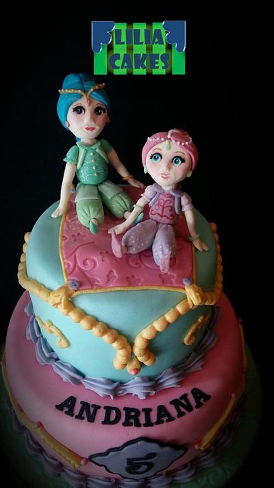Shimmer and Shine! - Cake by LiliaCakes