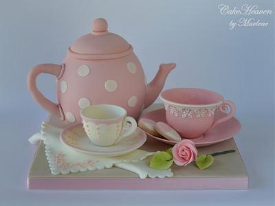 Afternoon Tea Cake for Mother's Day - Cake by CakeHeaven by Marlene