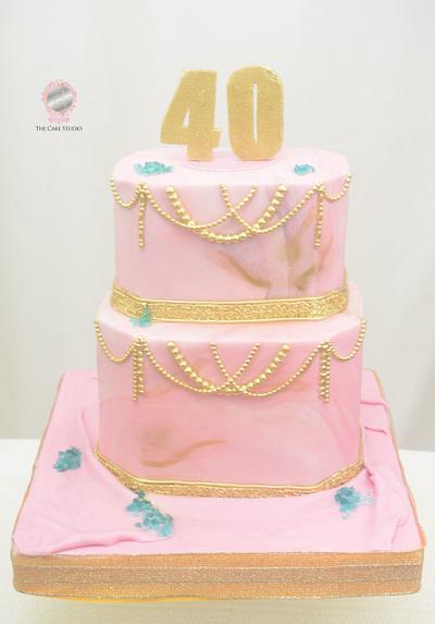 40th Birthday Cake - Cake by Sugarpixy