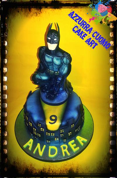 Arkham City fondant Batman cake!  - Cake by Azzurra Cuomo Cake Art