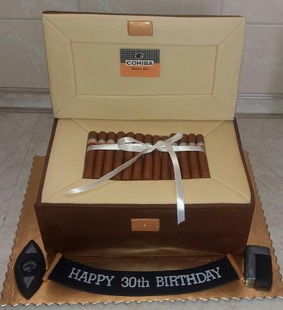 Box of cigars - Cake by cicapetra
