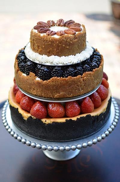 Cheesecake Tower - Cake by Elisabeth Palatiello