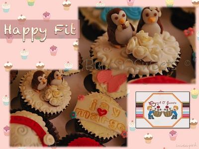 Happy Fit Cupcake Toppers - Cake by BunchOSweets