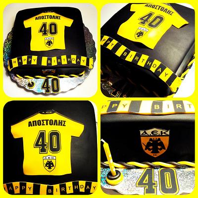 Football Team Jersey  - Cake by Easy Party's