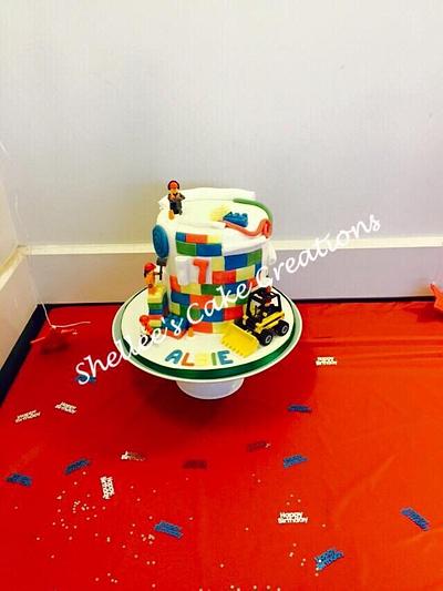 Lego constuction - Cake by Shellee's Cake Creations