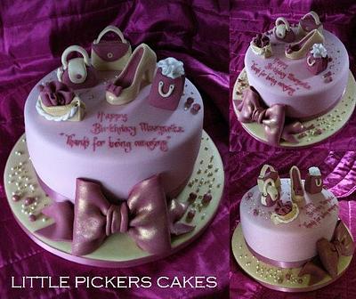 Shoes, Bags & Bows - Cake by little pickers cakes