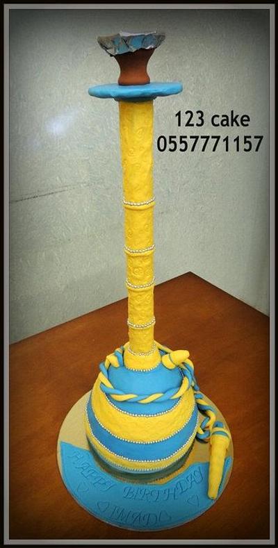 hookah cake, shisha cake - Cake by Hiyam Smady