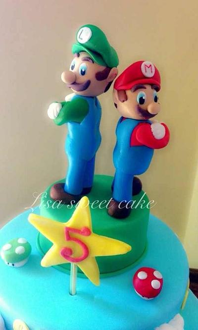 Super Mario bros. - Cake by Elisabethf