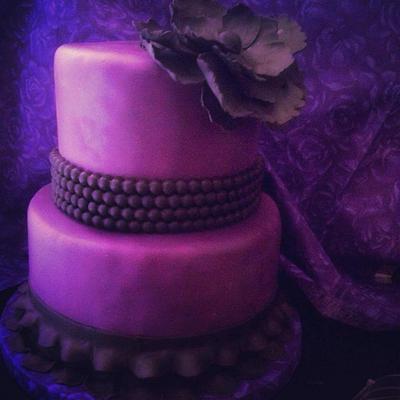 Purple Goddess - Cake by The Sweet Duchess 