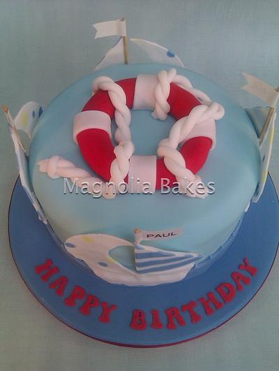 Nautical Birthday Cake - Cake by Tracey