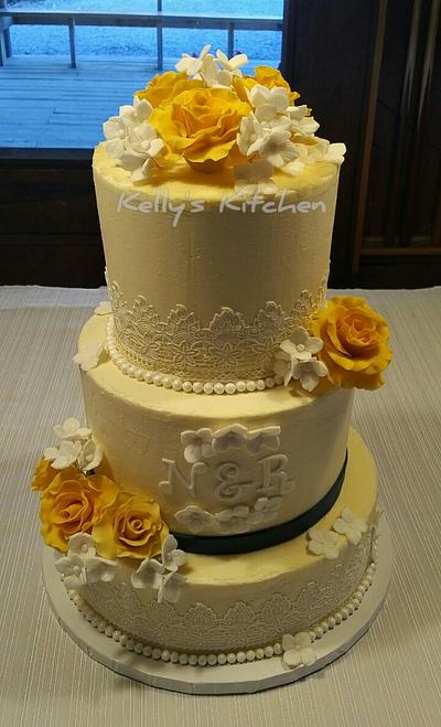 Wedding cake - Cake by Kelly Stevens
