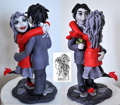 ,,Love in gray scale'' - Cake by Hajnalka Mayor