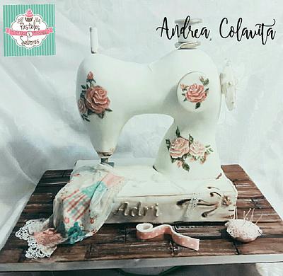 Maquina de Coser - Cake by Andrea Colavita